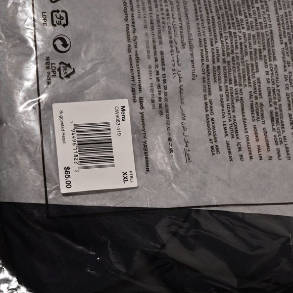 Nike NFL Long Sleeve Navy Slight Compression Shirt New With Tags MRP 65.00 L-4Xl - Picture 7 of 7